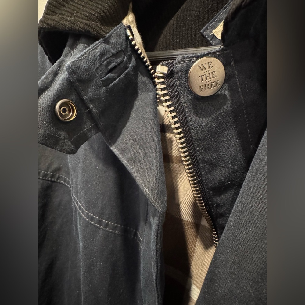 Free People We The Free Cori Waxed Chore Jacket Xsmall sold out - Picture 10 of 15